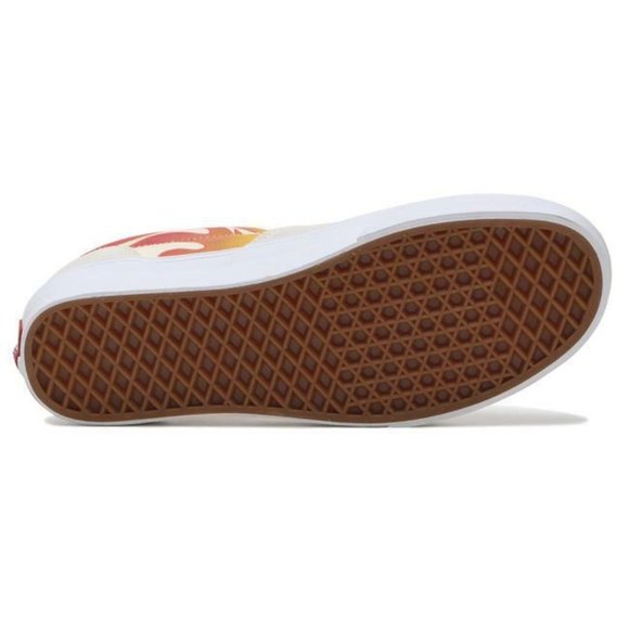 VANS VN0A4BV4223 ERA CLASSIC WHITE WITH FLAMES MENS LACE UP SHOES main image 5